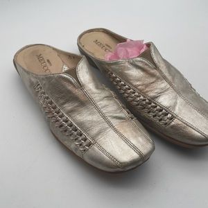 Sesto Meucci Silver Mules